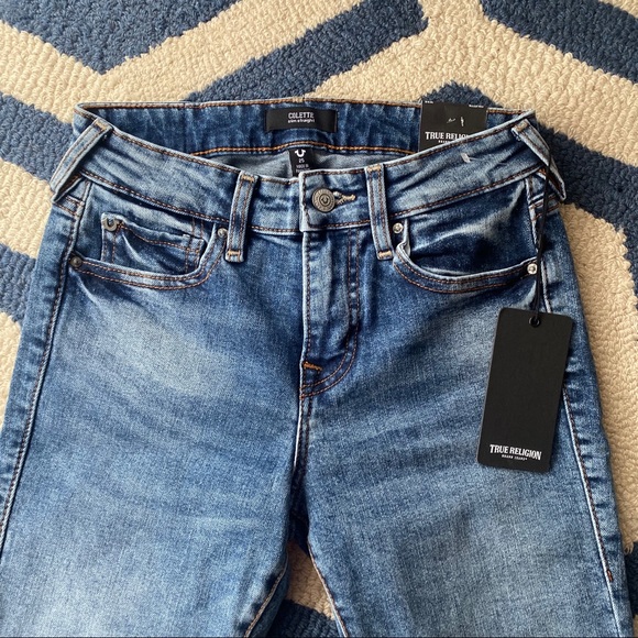 👖 TRUE RELIGION COLETTE SLIM STRAIGHT JEANS! - Picture 5 of 16